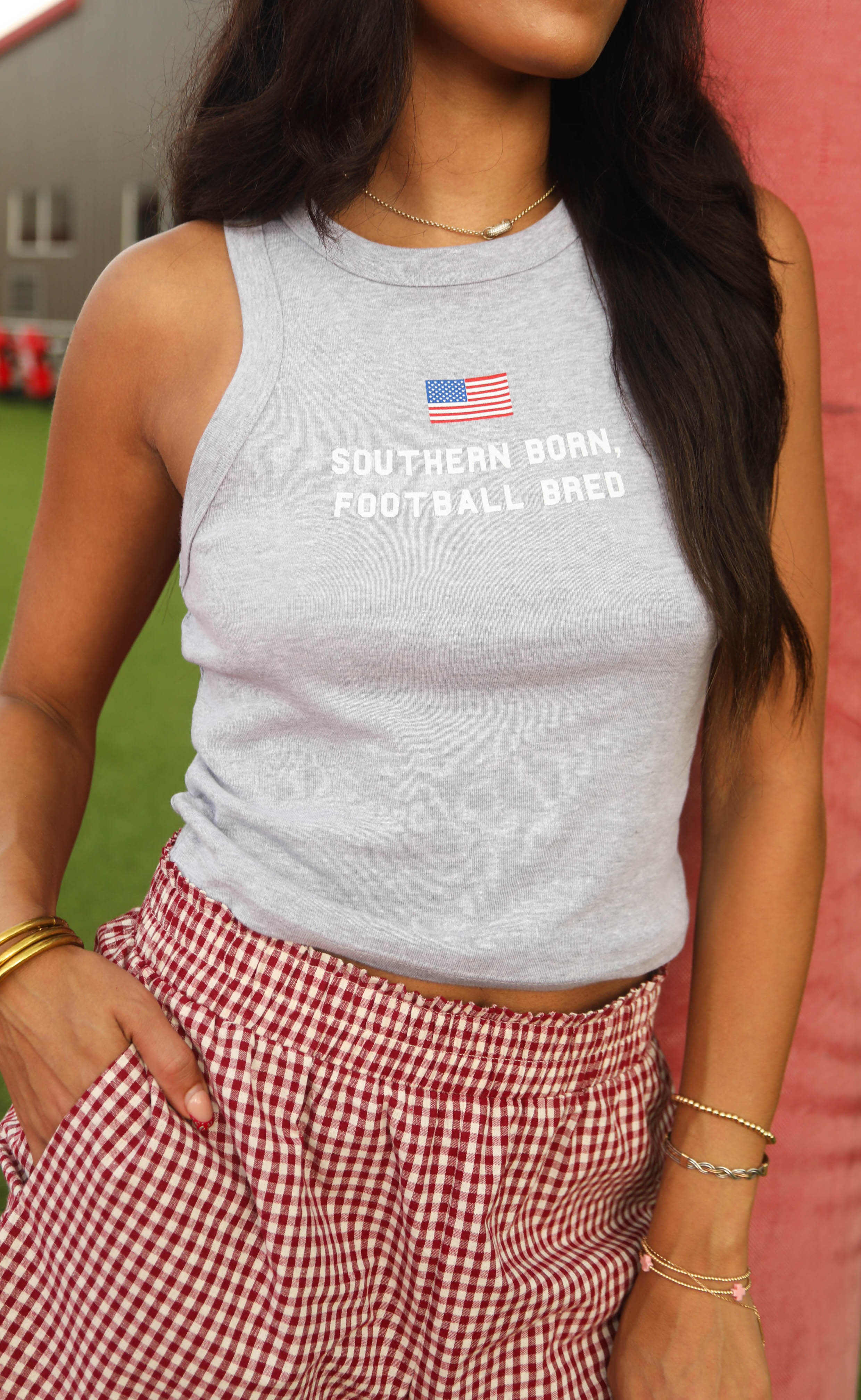 charlie southern: football bred tank