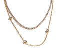 Cz Double Layer Necklace