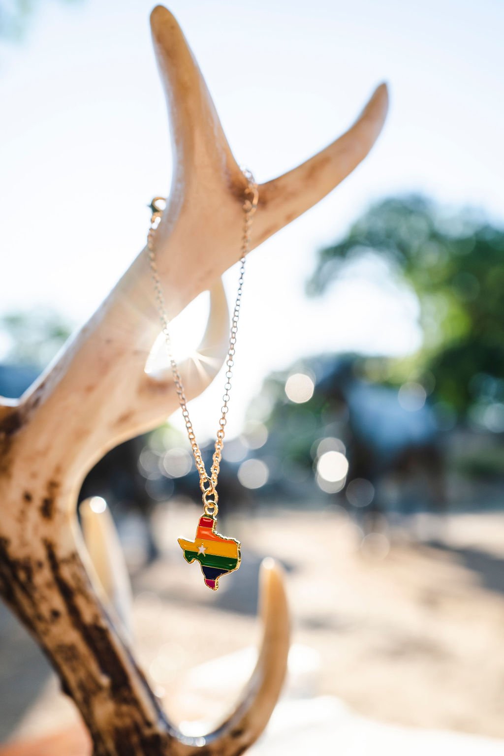 Our Texas Enamel Necklace