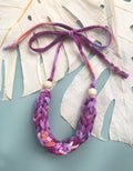 Dyed Hand Knit Headband / Necklace