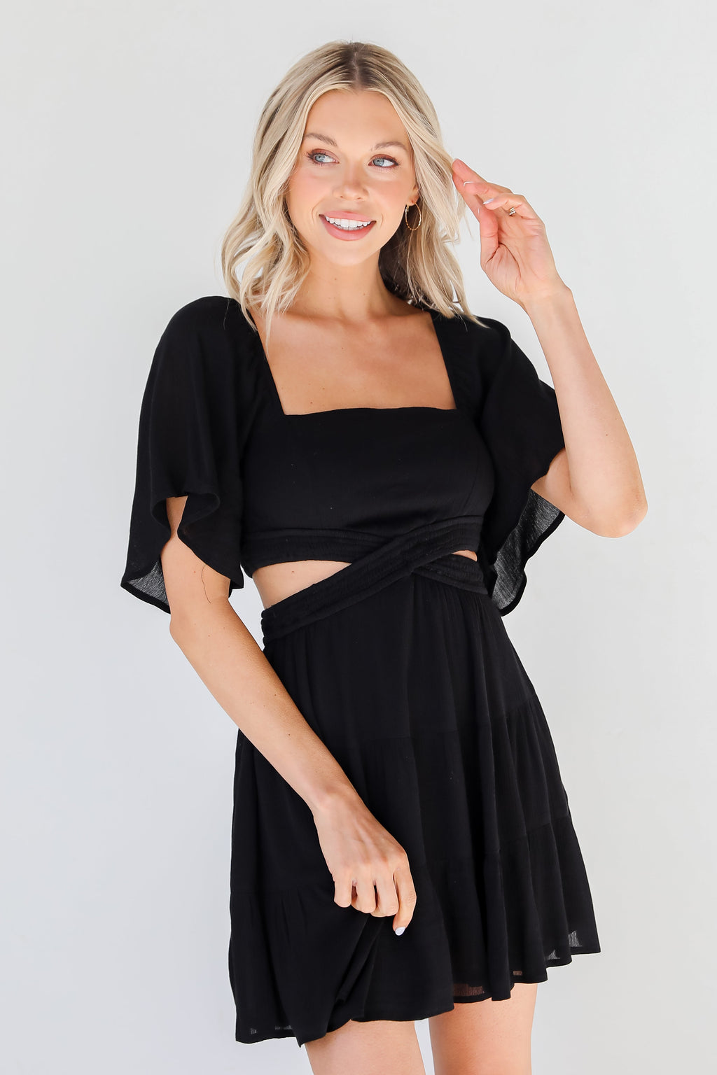 Cutout On The Town Mini Dress