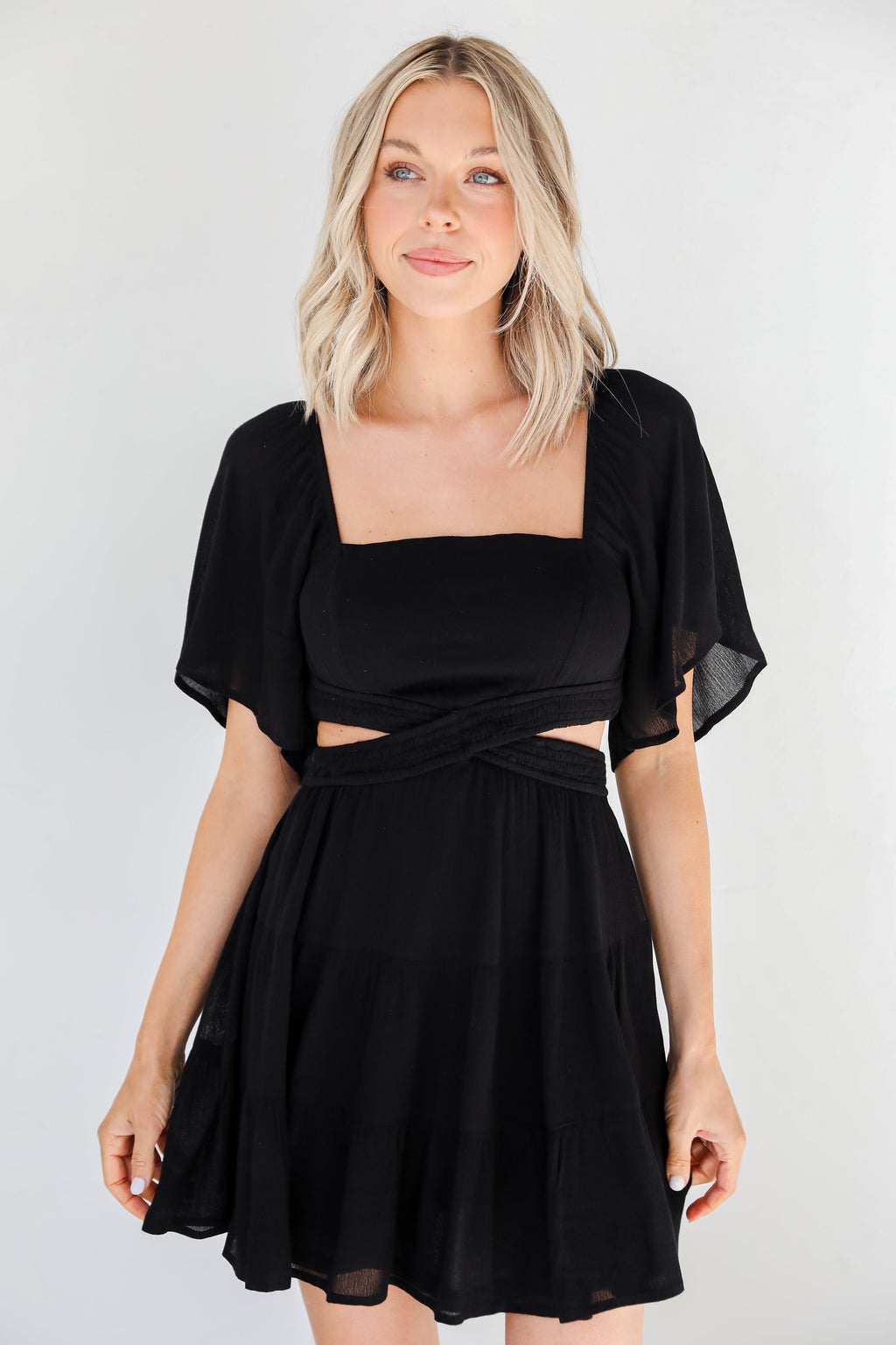 Cutout On The Town Mini Dress