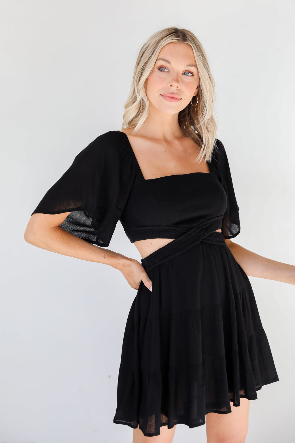 Cutout On The Town Mini Dress