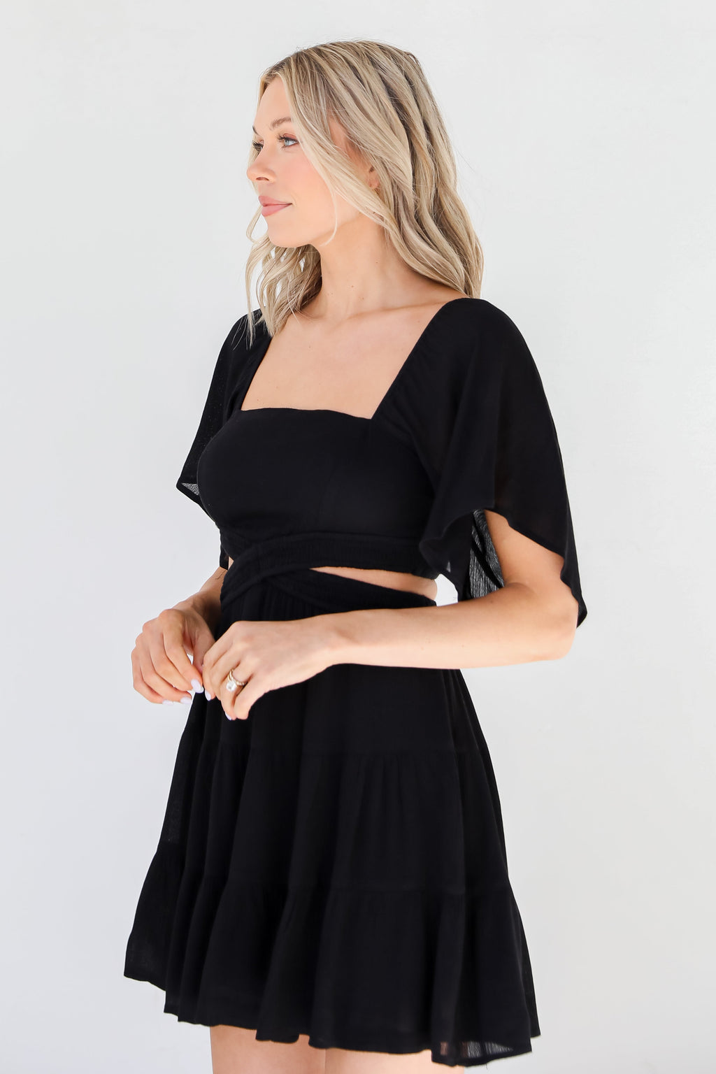 Cutout On The Town Mini Dress