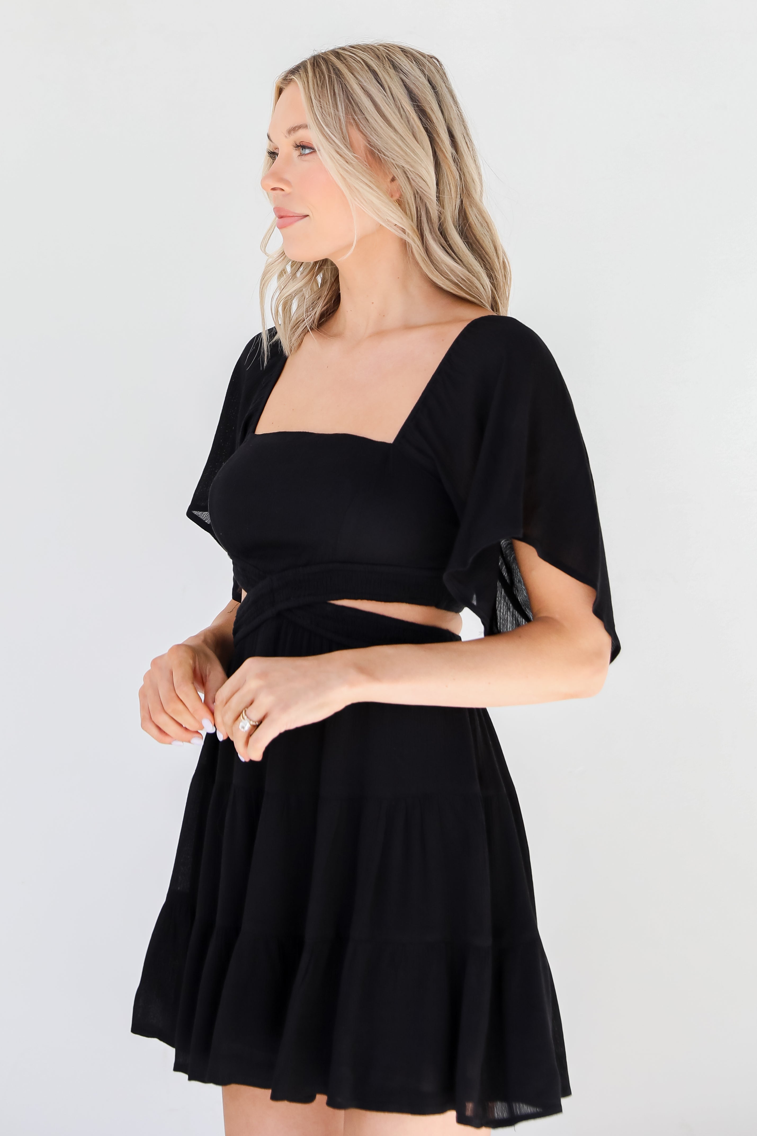 Cutout On The Town Mini Dress